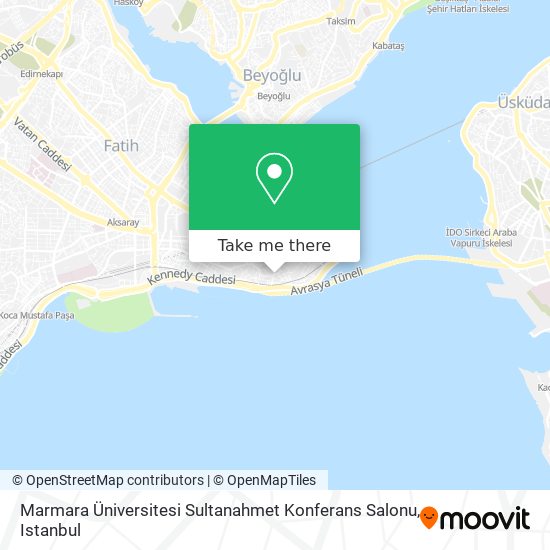 Marmara Üniversitesi Sultanahmet Konferans Salonu map