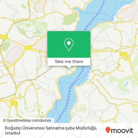 Boğaziçi Üniversitesi Satınalma şube Müdürlüğü map