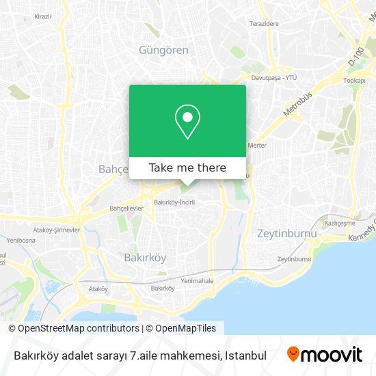 Bakırköy adalet sarayı 7.aile mahkemesi map