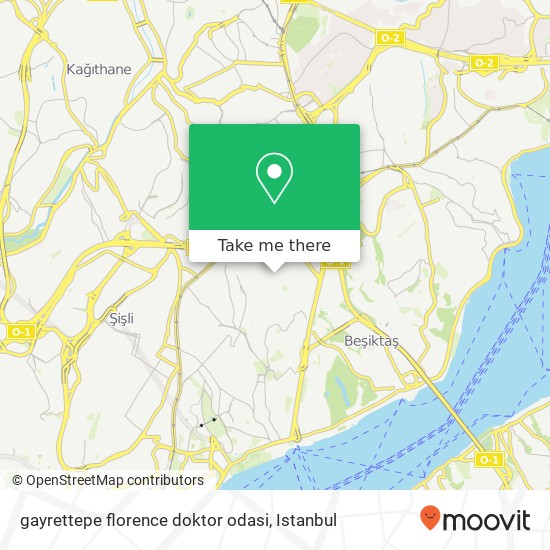 gayrettepe florence doktor odasi map