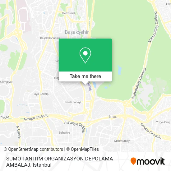 SUMO TANITIM ORGANIZASYON DEPOLAMA AMBALAJ map