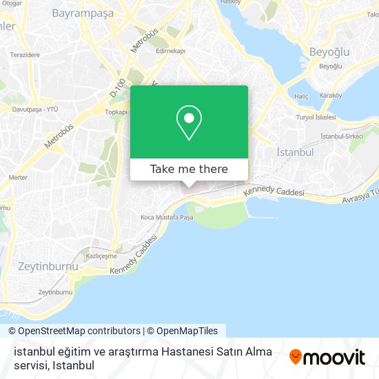 istanbul eğitim ve araştırma Hastanesi Satın Alma servisi map