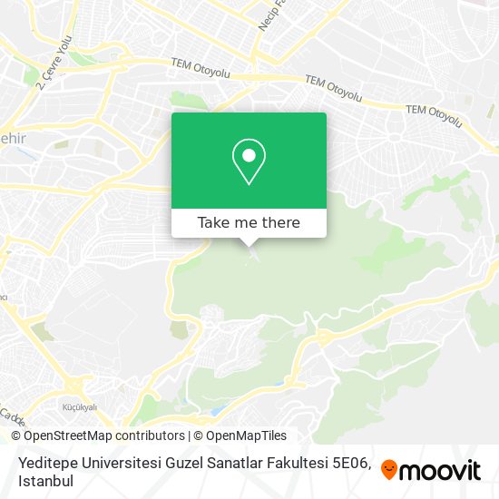 Yeditepe Universitesi Guzel Sanatlar Fakultesi 5E06 map