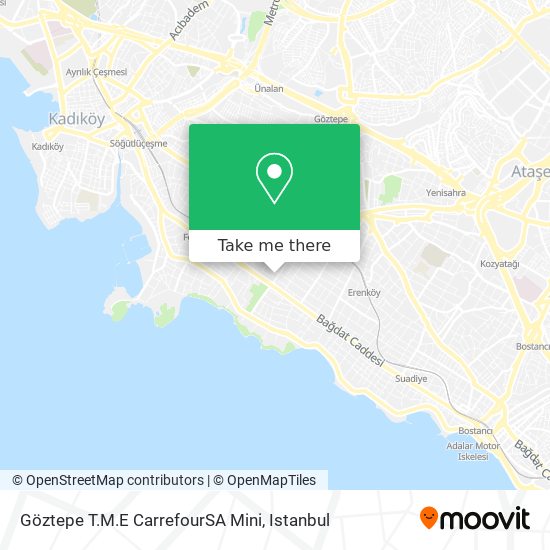 Göztepe T.M.E CarrefourSA Mini map