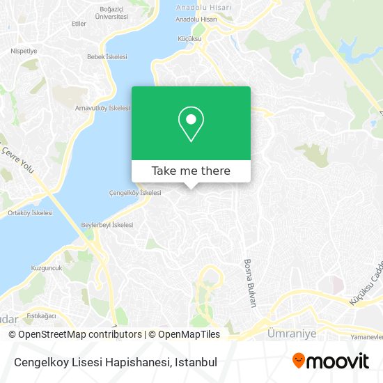 Cengelkoy Lisesi Hapishanesi map