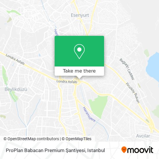 ProPlan Babacan Premium Şantiyesi map