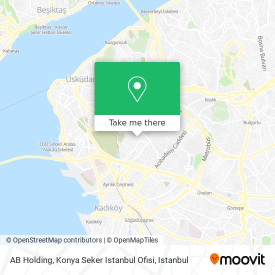 AB Holding, Konya Seker  Istanbul Ofisi map