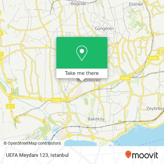 UEFA Meydanı 123 map