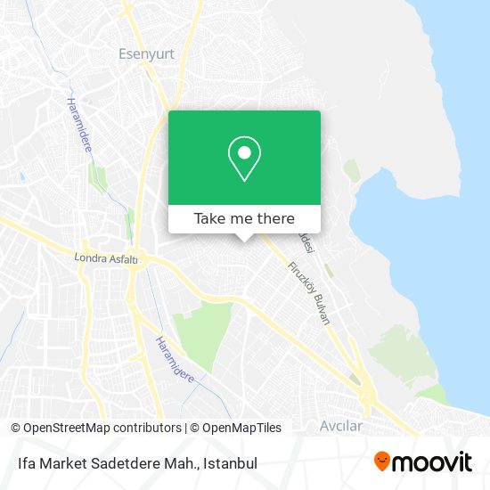 Ifa Market Sadetdere Mah. map