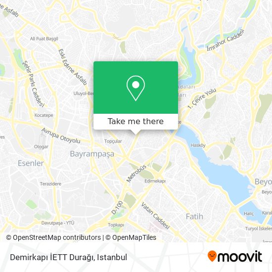 Demirkapı İETT Durağı map