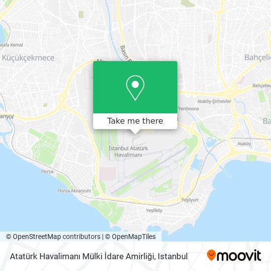 Atatürk Havalimanı Mülki İdare Amirliği map