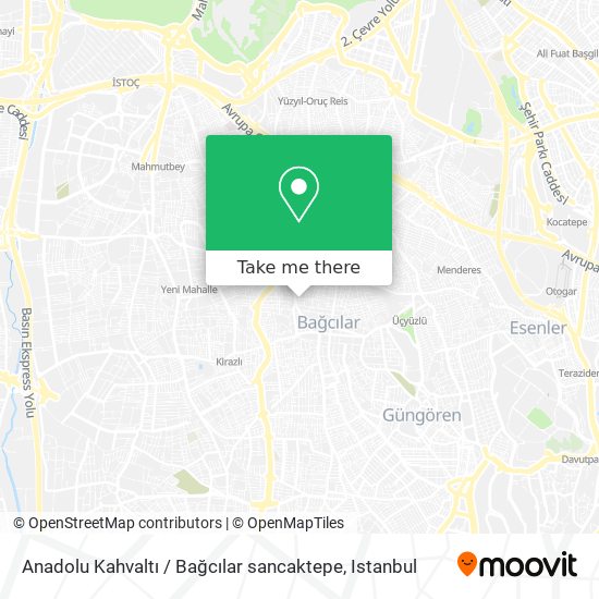 Anadolu Kahvaltı / Bağcılar sancaktepe map