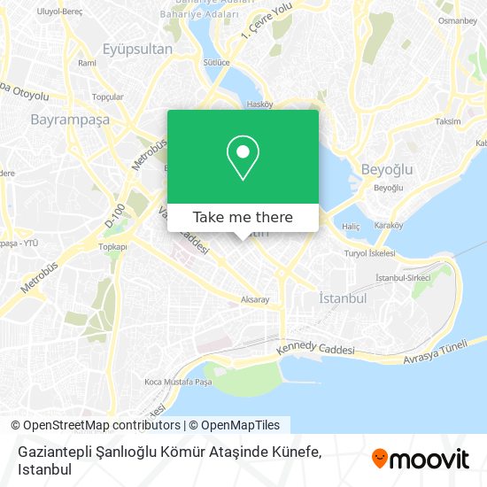 Gaziantepli Şanlıoğlu Kömür  Ataşinde Künefe map
