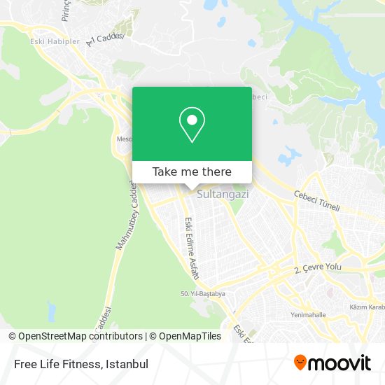 Free Life Fitness map