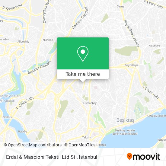 Erdal & Mascioni Tekstil Ltd Sti map
