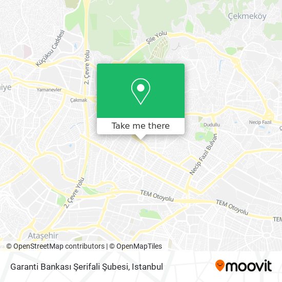 Garanti Bankası Şerifali Şubesi map