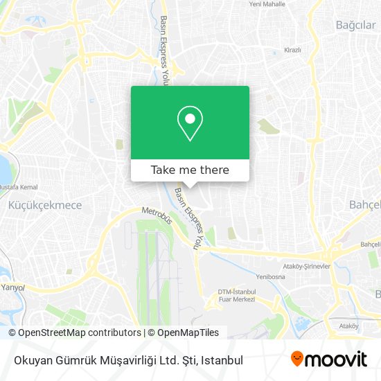 Okuyan Gümrük Müşavirliği Ltd. Şti map