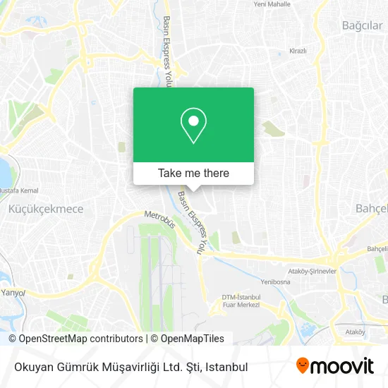 Okuyan Gümrük Müşavirliği Ltd. Şti map