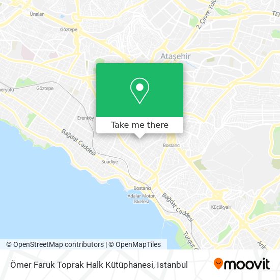 Ömer Faruk Toprak Halk Kütüphanesi map