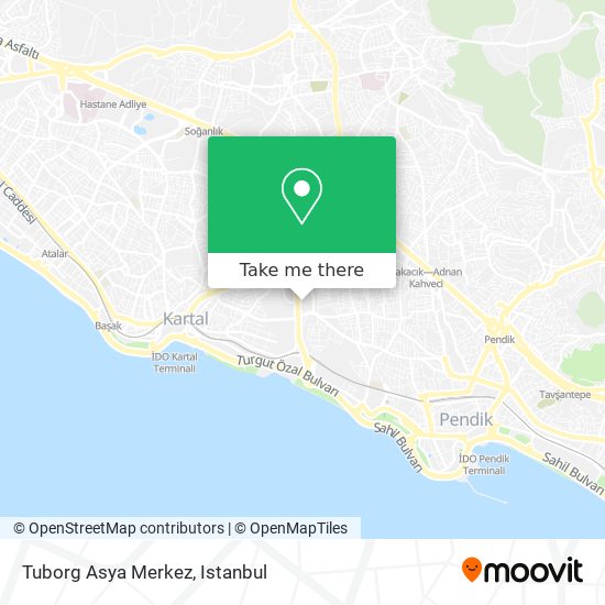 Tuborg Asya Merkez map