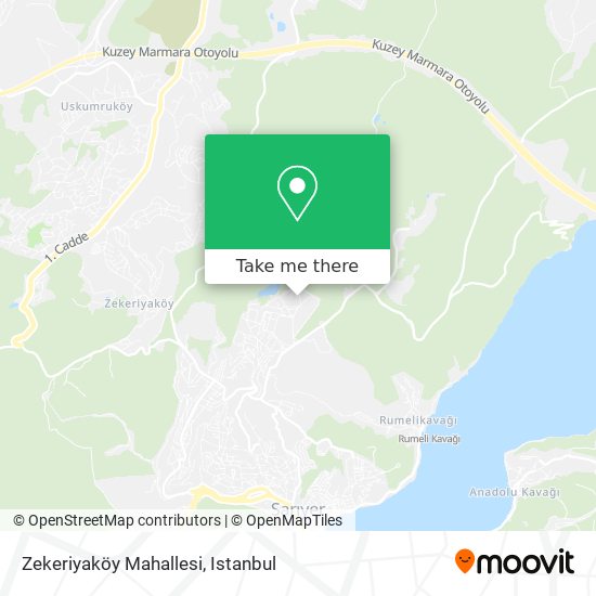 Zekeriyaköy Mahallesi map