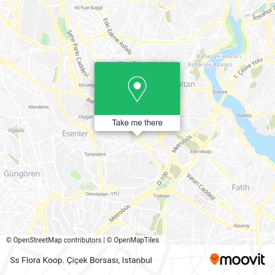 Ss Flora Koop. Çiçek Borsası map