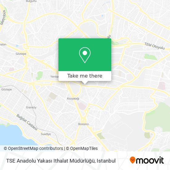 TSE Anadolu Yakası Ithalat Müdürlüğü map