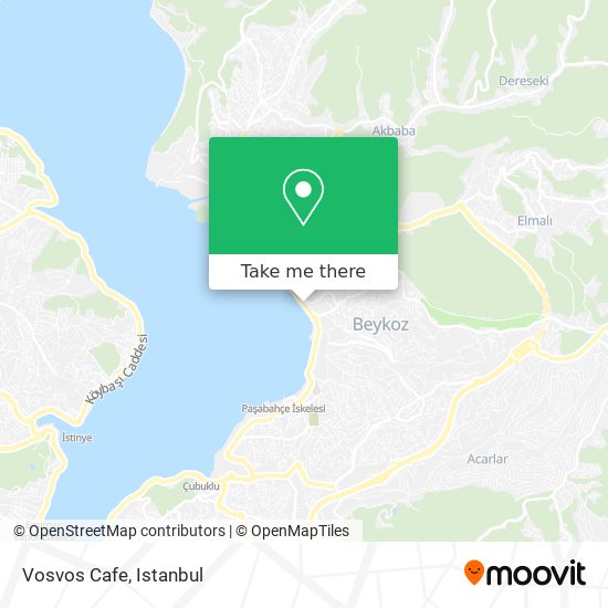 Vosvos Cafe map