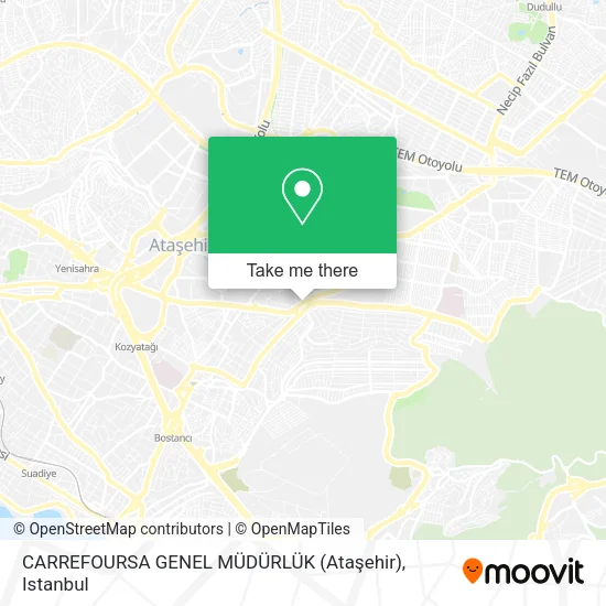 CARREFOURSA GENEL MÜDÜRLÜK (Ataşehir) map