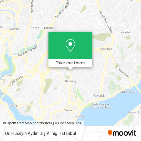 Dr. Hüseyin Aydın Diş Kliniği map