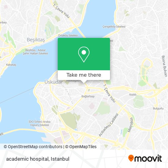 academic hospital map