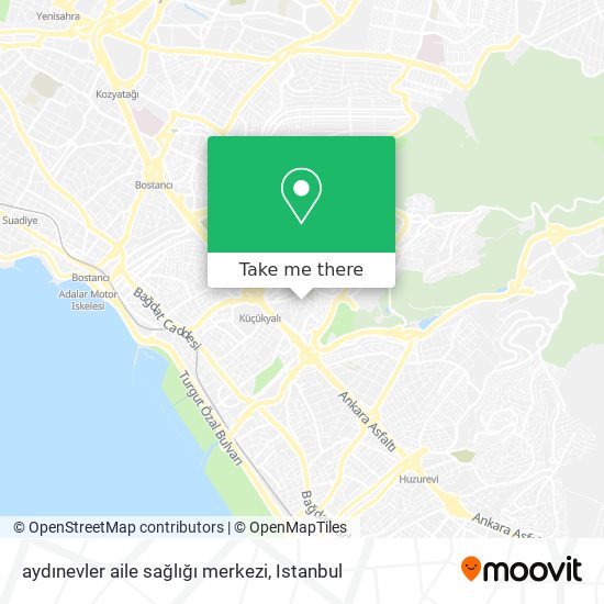 aydınevler aile sağlığı merkezi map