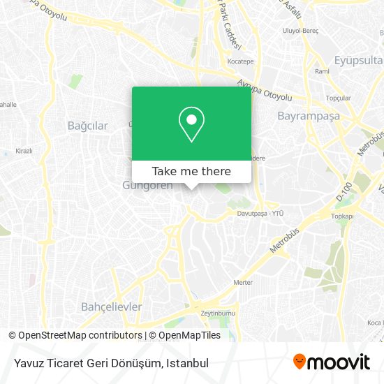 Yavuz Ticaret Geri Dönüşüm map
