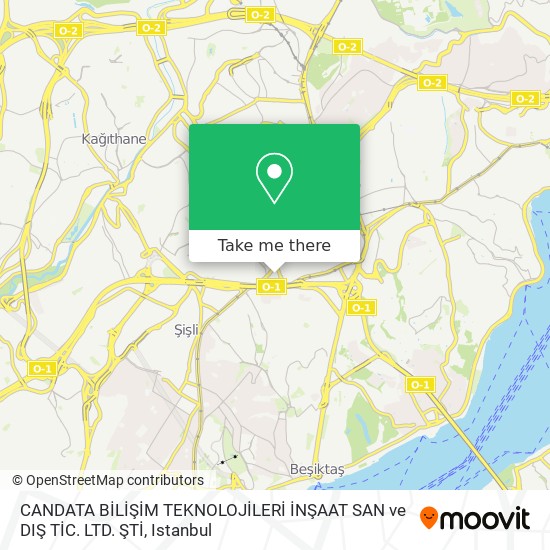 CANDATA BİLİŞİM TEKNOLOJİLERİ İNŞAAT SAN ve DIŞ TİC. LTD. ŞTİ map