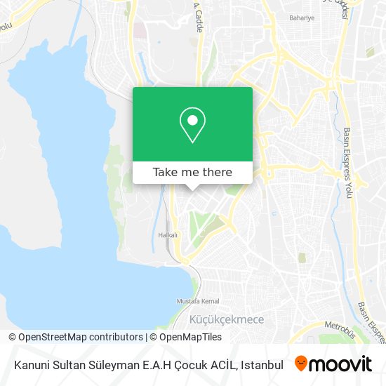 Kanuni Sultan Süleyman E.A.H Çocuk ACİL map