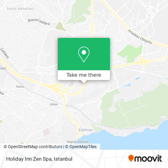 Holiday Inn Zen Spa map