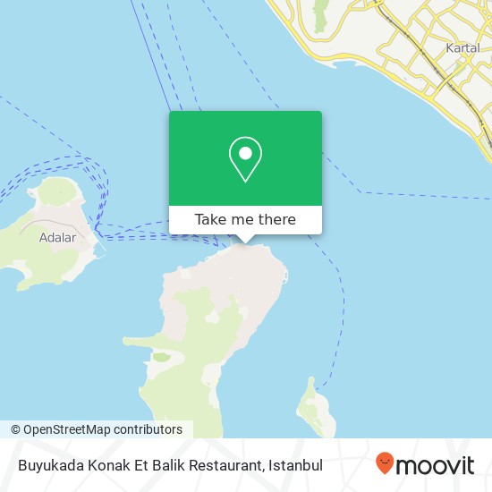 Buyukada Konak Et Balik Restaurant map