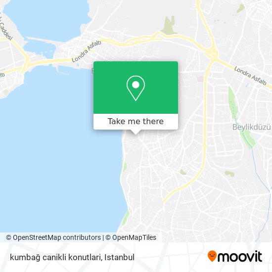 kumbağ canikli konutlari map