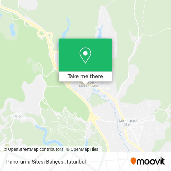 Panorama Sitesi Bahçesi map