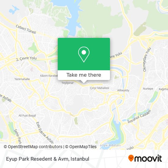 Eyup Park Resedent & Avm map