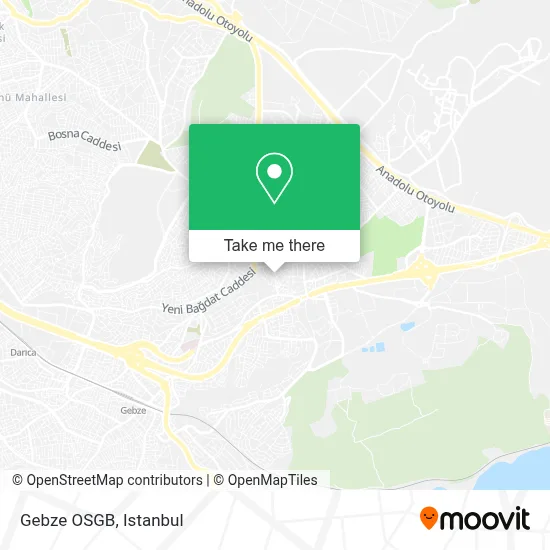 Gebze OSGB map