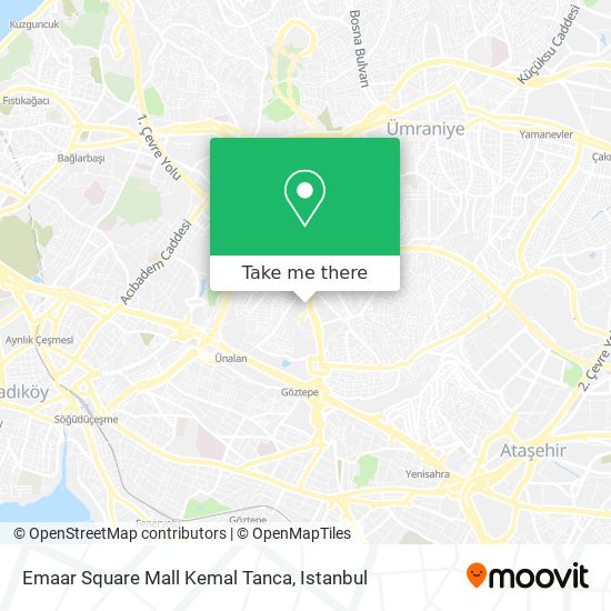 Emaar Square Mall Kemal Tanca map
