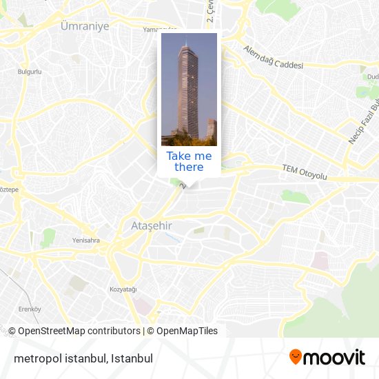 metropol istanbul map