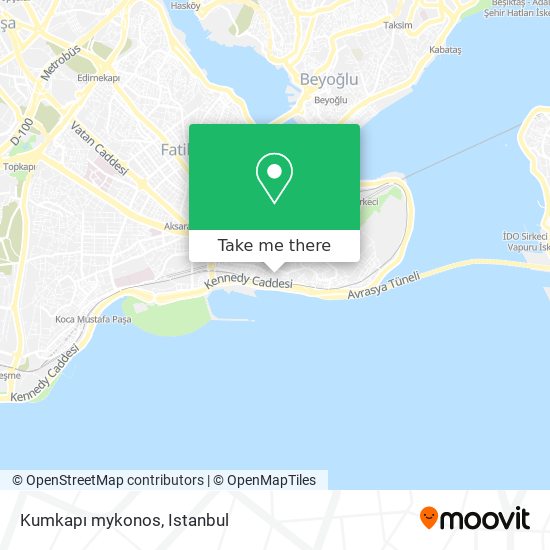 Kumkapı mykonos map