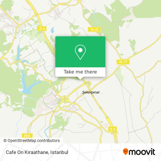 Cafe On Kıraathane map