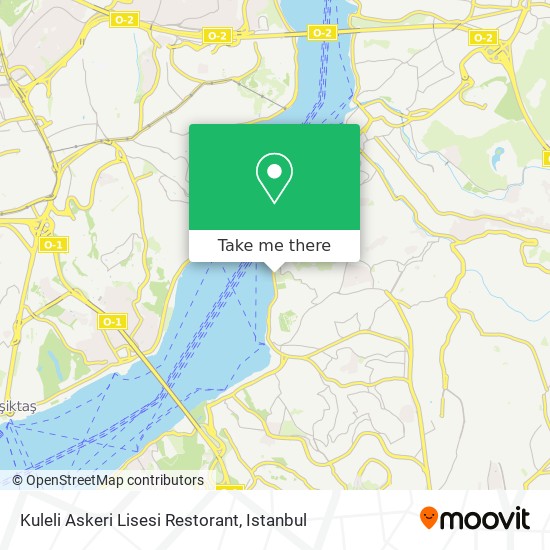 Kuleli Askeri Lisesi Restorant map