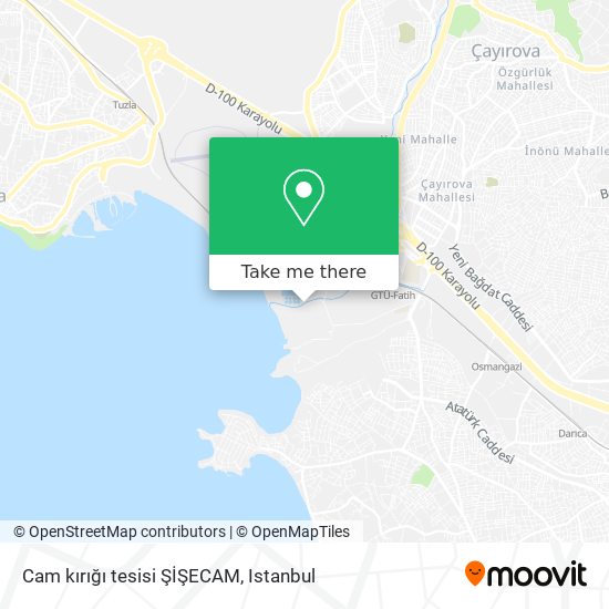 Cam kırığı tesisi ŞİŞECAM map