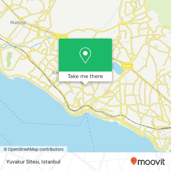 Yuvakur Sitesi map