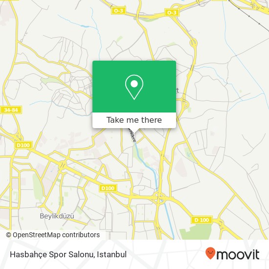 Hasbahçe Spor Salonu map