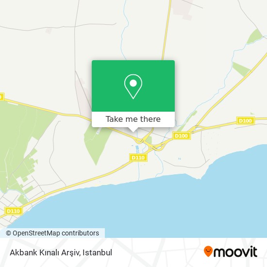 Akbank Kınalı Arşiv map